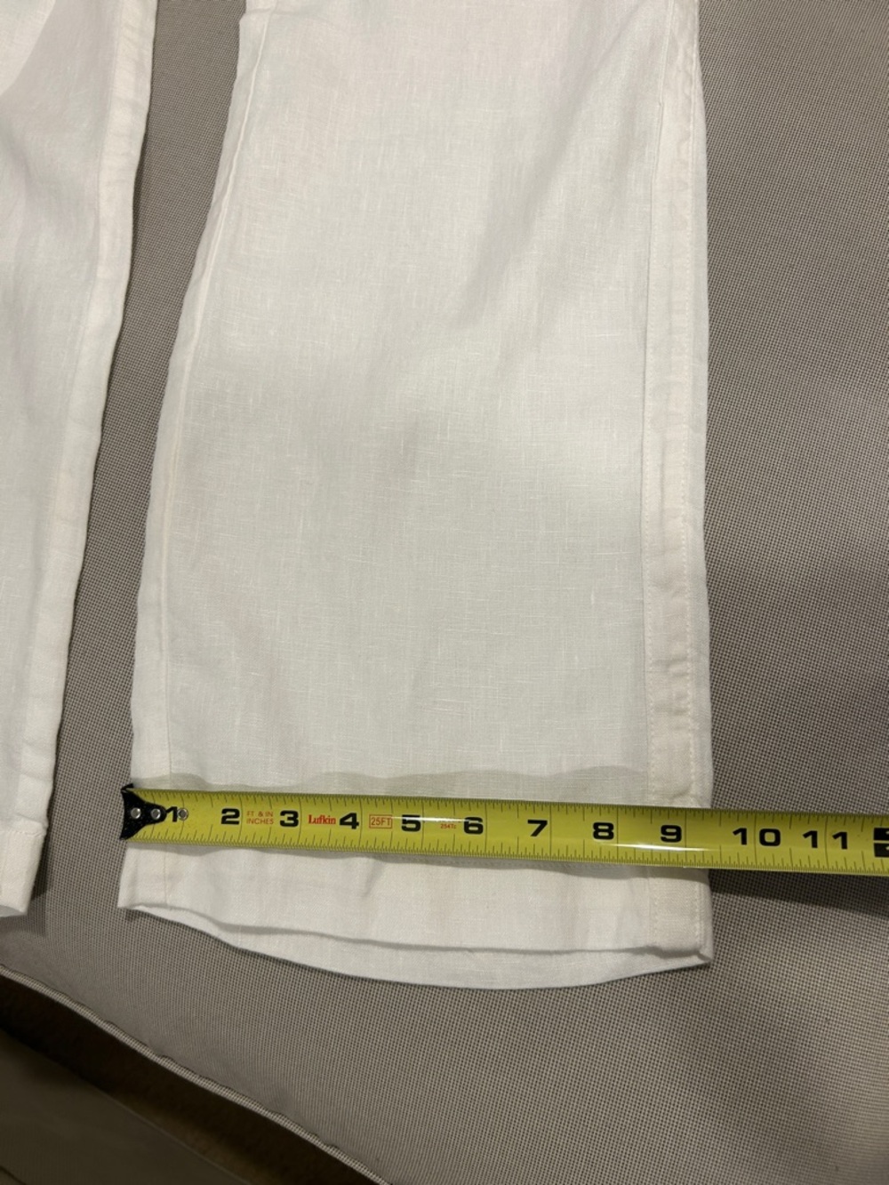 NWT Athleta White Linen Pants Women’s Size 8 Petite - Picture 8 of 11